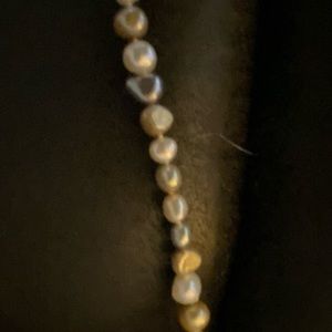 36 inch long strand of muticolored fresh water pearls